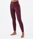 Dope Snuggle W 2022 Superundertøy bukse Dame 2X-Up Burgundy