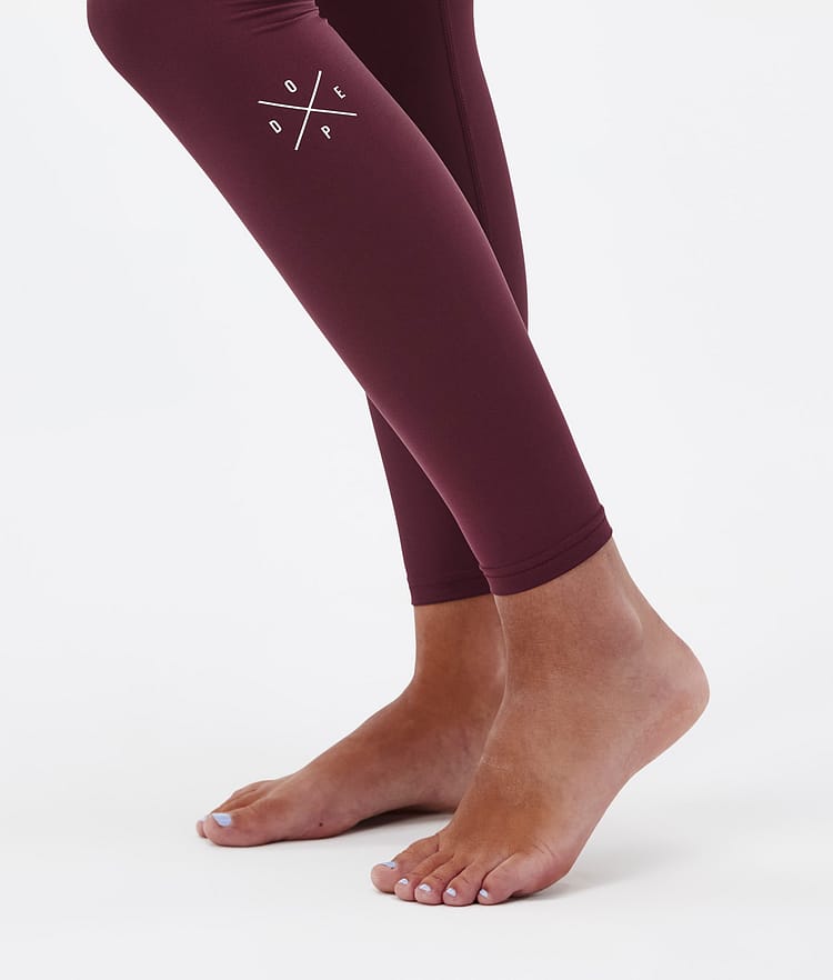 Dope Snuggle W 2022 Superundertøy bukse Dame 2X-Up Burgundy, Bilde 7 av 7
