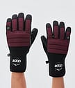 Dope Ace 22 Skihansker Herre Burgundy