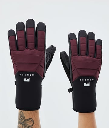 Montec Kilo 22 Skihansker Burgundy