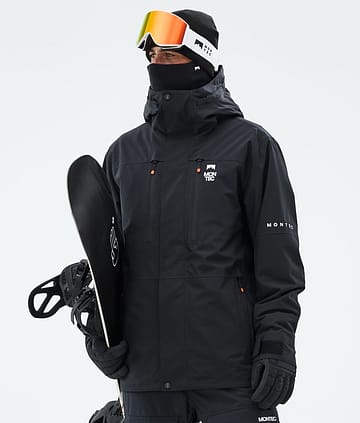 Montec Fawk Snowboardjakke Herre Black Renewed