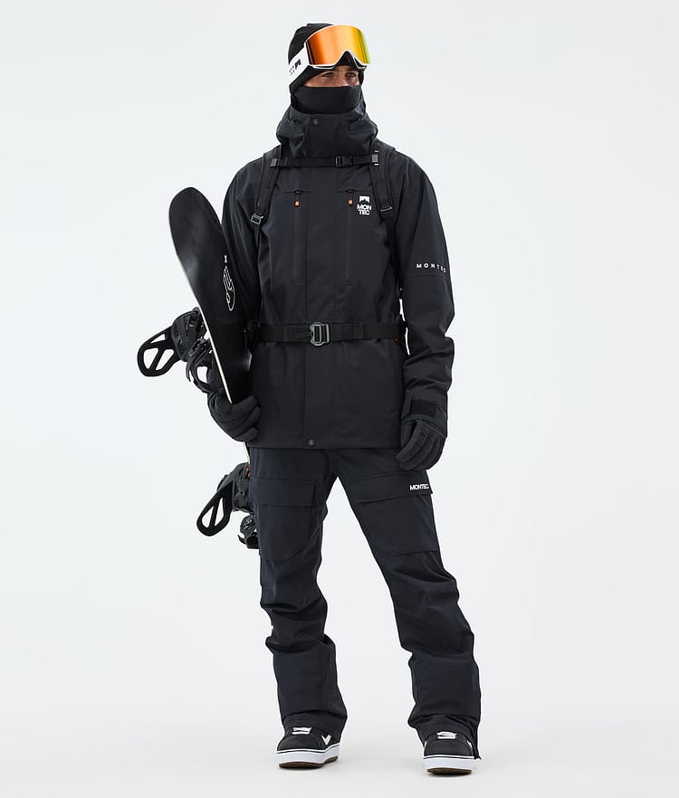Montec Fawk Snowboardjakke Herre Black Renewed, Bilde 3 av 10