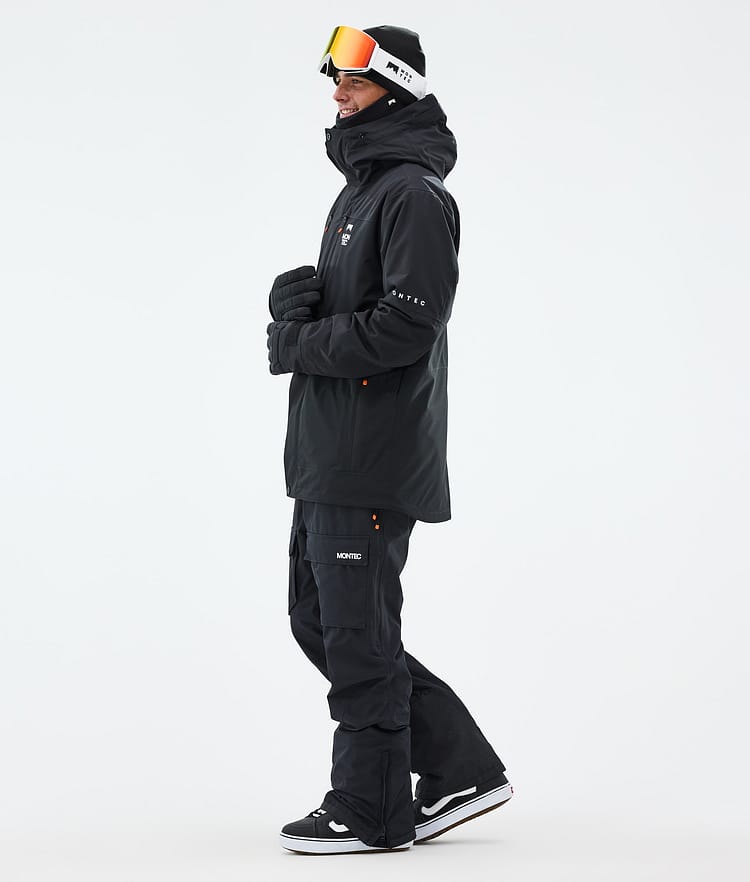 Montec Fawk Snowboardjakke Herre Black Renewed, Bilde 4 av 10