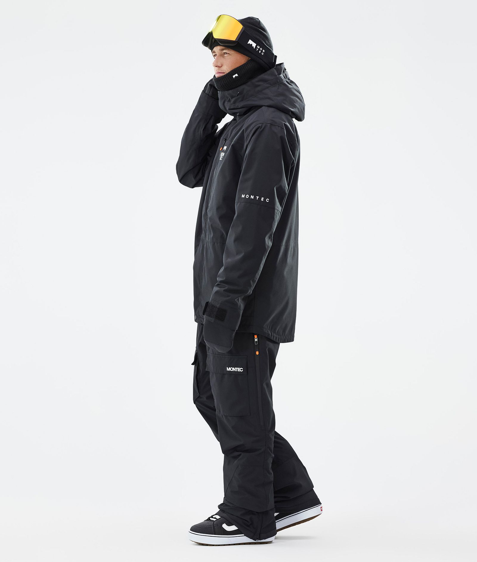 Montec Fawk Snowboardjakke Herre Black Renewed, Bilde 4 av 10
