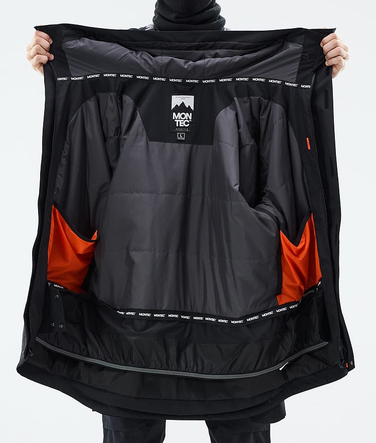 Montec Fawk Snowboardjakke Herre Black Renewed, Bilde 10 av 10