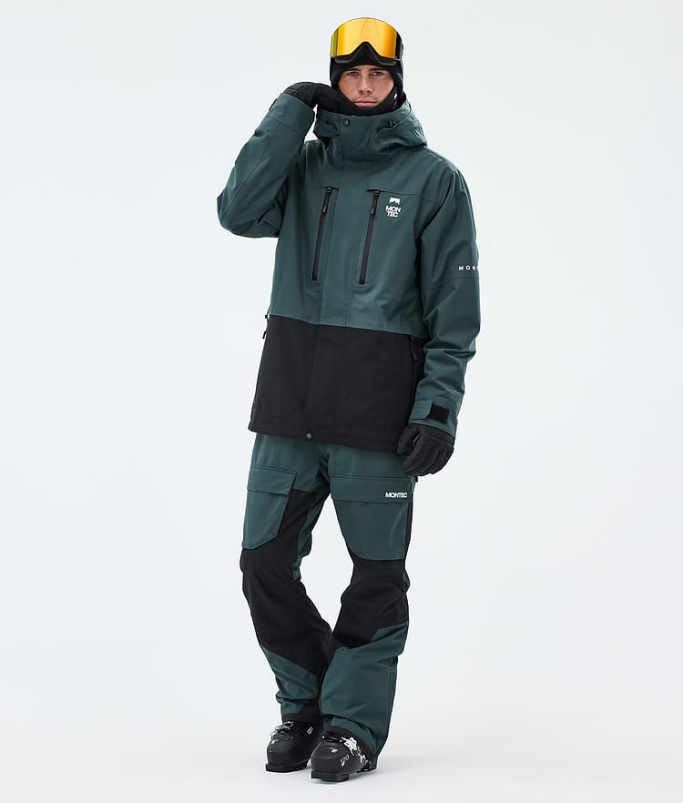 Montec Fawk Skijakke Herre Dark Atlantic/Black, Bilde 2 av 9