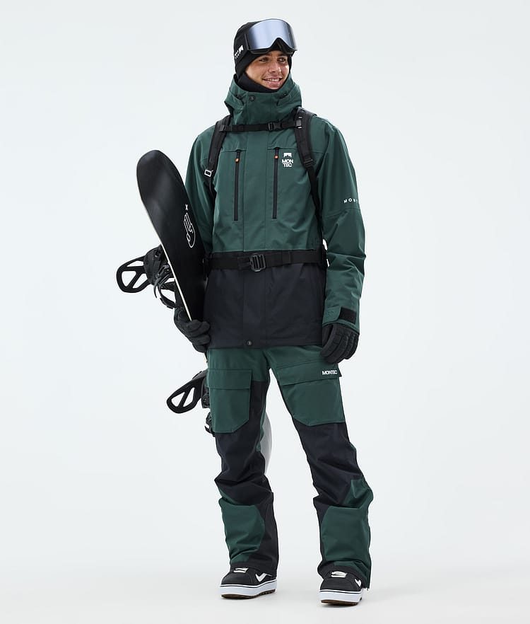 Montec Fawk Snowboardjakke Herre Dark Atlantic/Black, Bilde 3 av 10