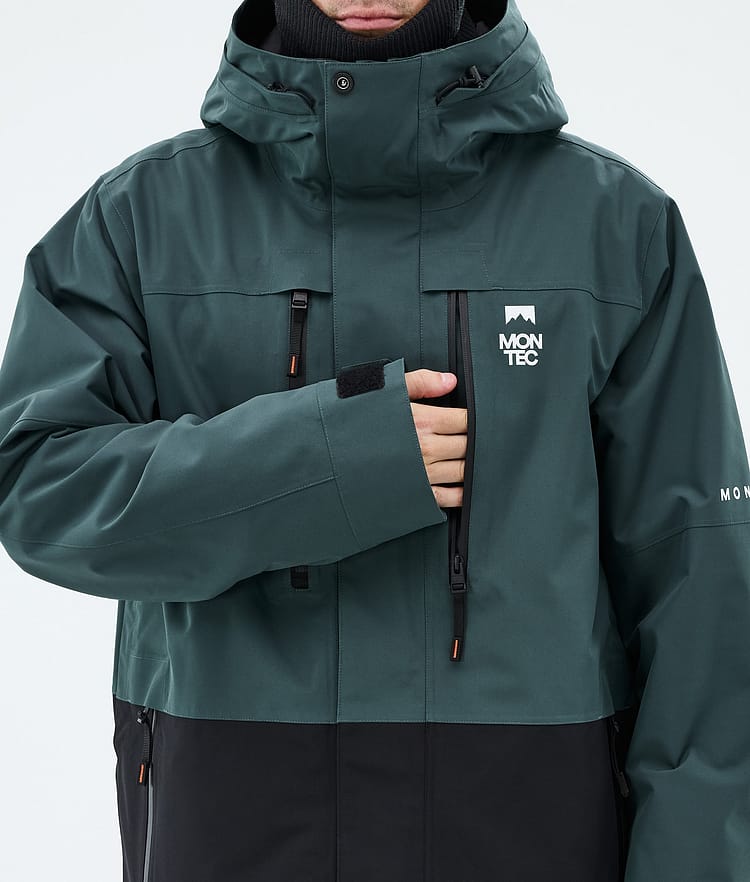 Montec Fawk Snowboardjakke Herre Dark Atlantic/Black Renewed, Bilde 8 av 9