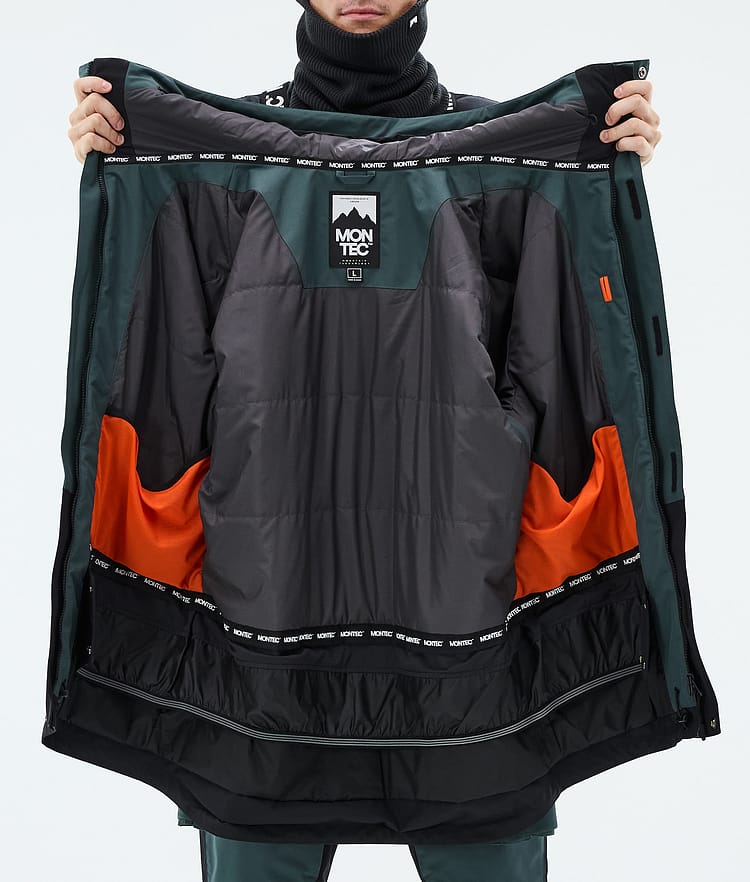 Montec Fawk Snowboardjakke Herre Dark Atlantic/Black Renewed, Bilde 9 av 9