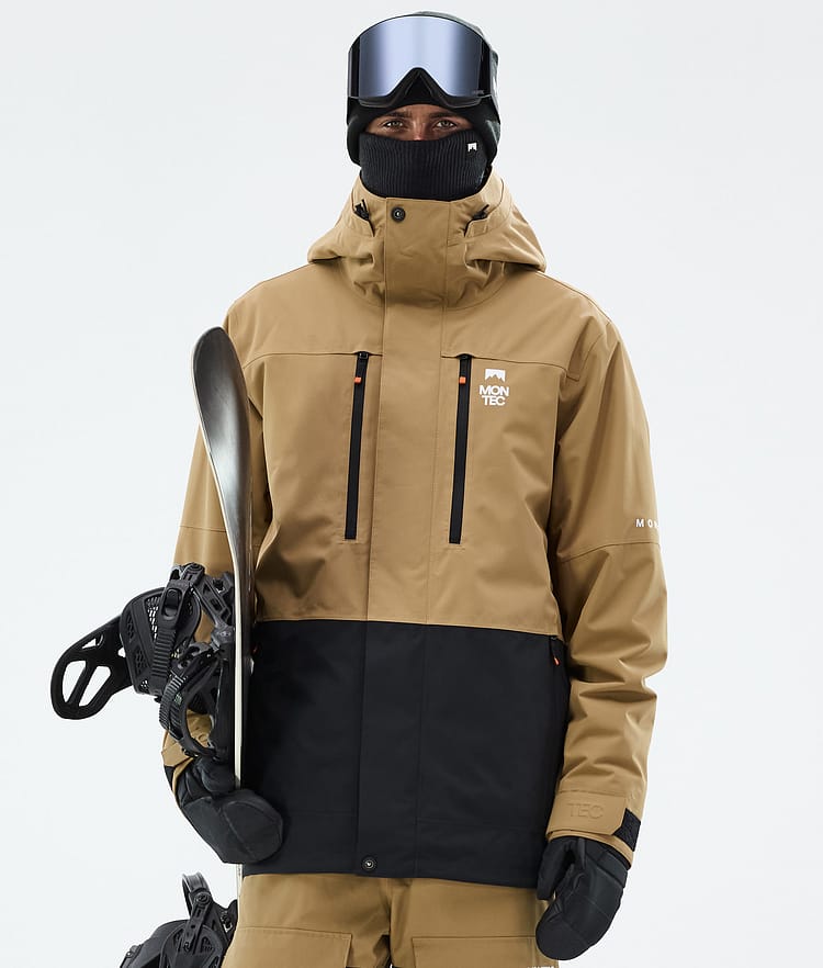 Montec Fawk Snowboardjakke Herre Gold/Black, Bilde 1 av 10