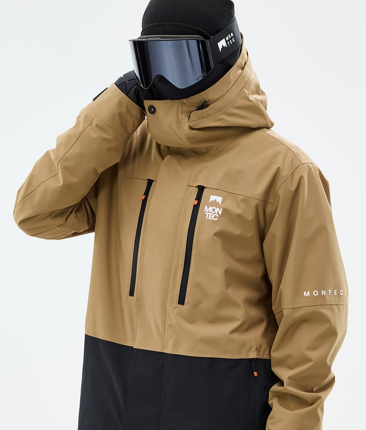 Montec Fawk Skijakke Herre Gold/Black, Bilde 2 av 10