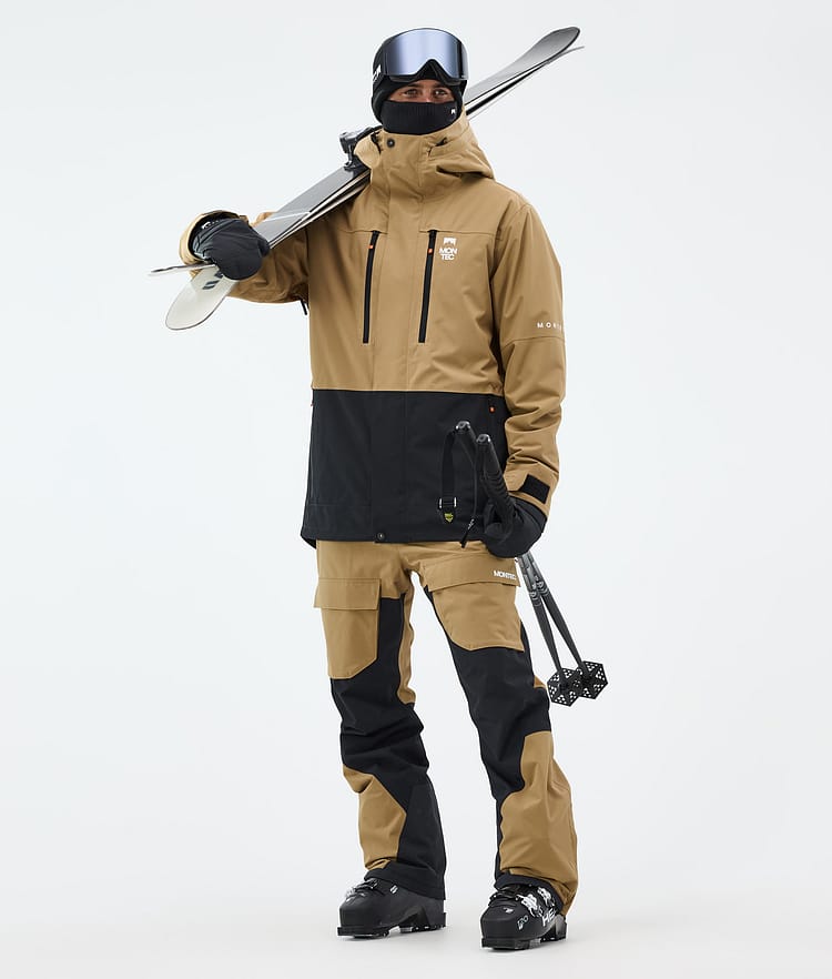 Montec Fawk Skijakke Herre Gold/Black, Bilde 3 av 10