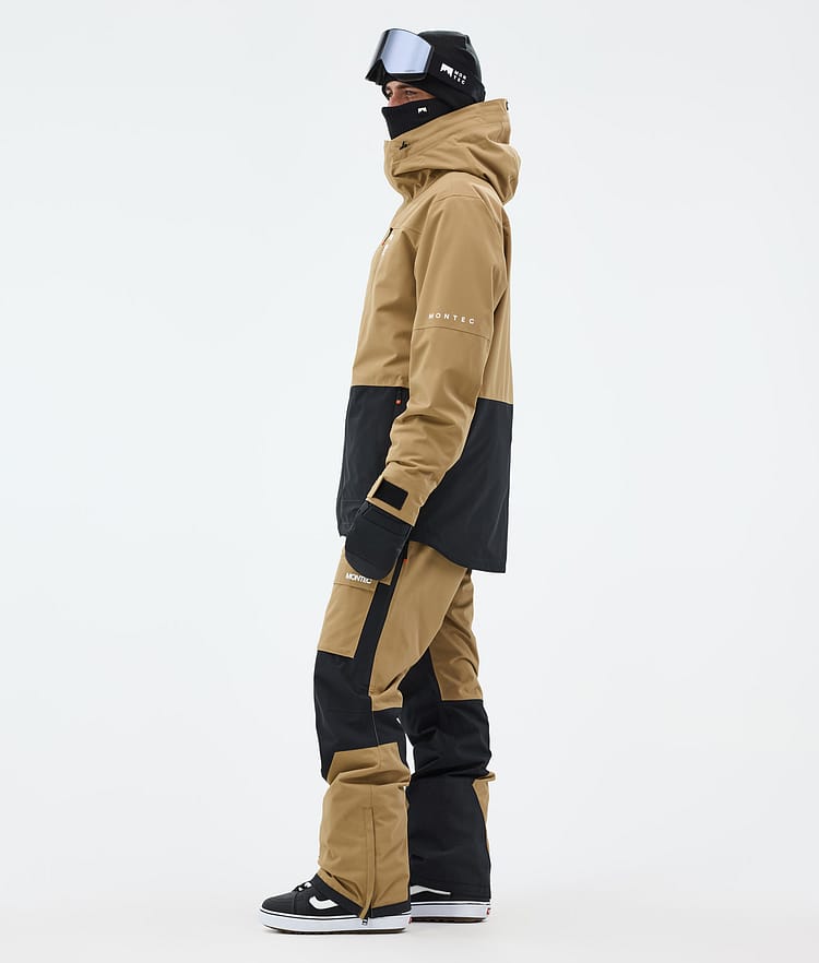 Montec Fawk Snowboardjakke Herre Gold/Black, Bilde 4 av 10