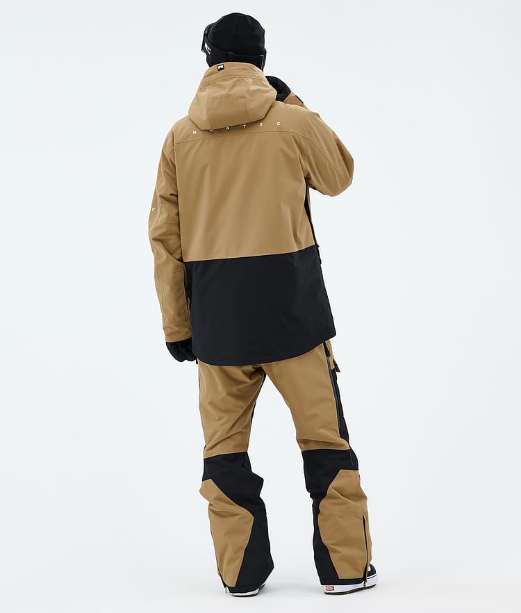 Montec Fawk Snowboardjakke Herre Gold/Black Renewed, Bilde 3 av 9