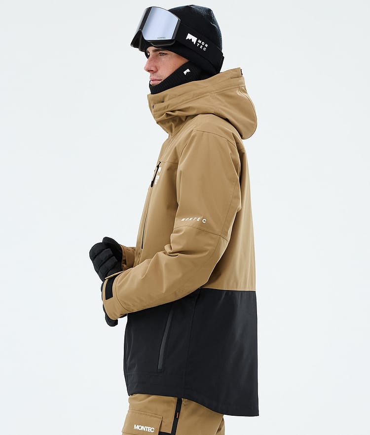 Montec Fawk Snowboardjakke Herre Gold/Black Renewed, Bilde 5 av 9