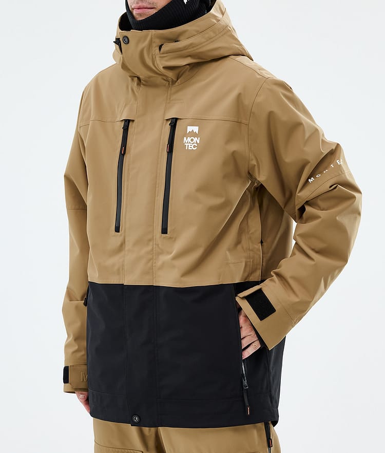 Montec Fawk Snowboardjakke Herre Gold/Black Renewed, Bilde 7 av 9