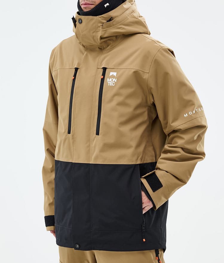 Montec Fawk Skijakke Herre Gold/Black, Bilde 8 av 10