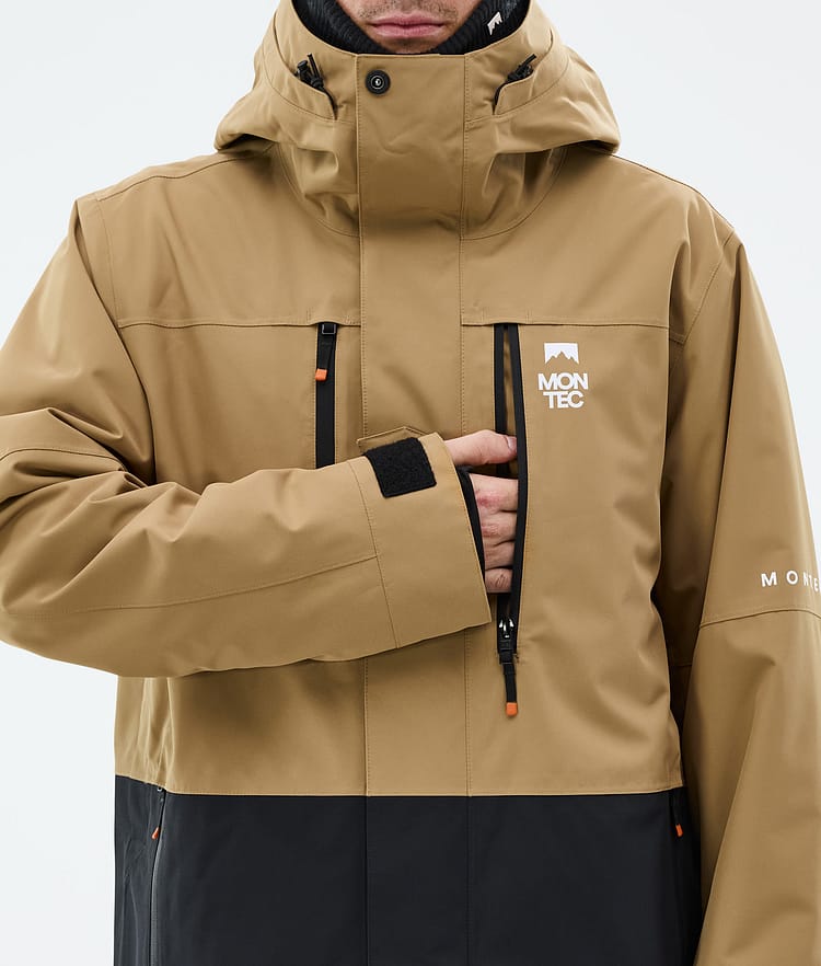 Montec Fawk Skijakke Herre Gold/Black, Bilde 9 av 10