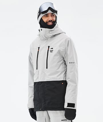 Montec Fawk Snowboardjakke Light Grey/Black