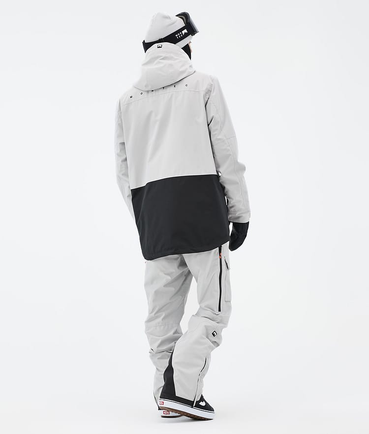 Montec Fawk Snowboardjakke Herre Light Grey/Black Renewed, Bilde 5 av 10