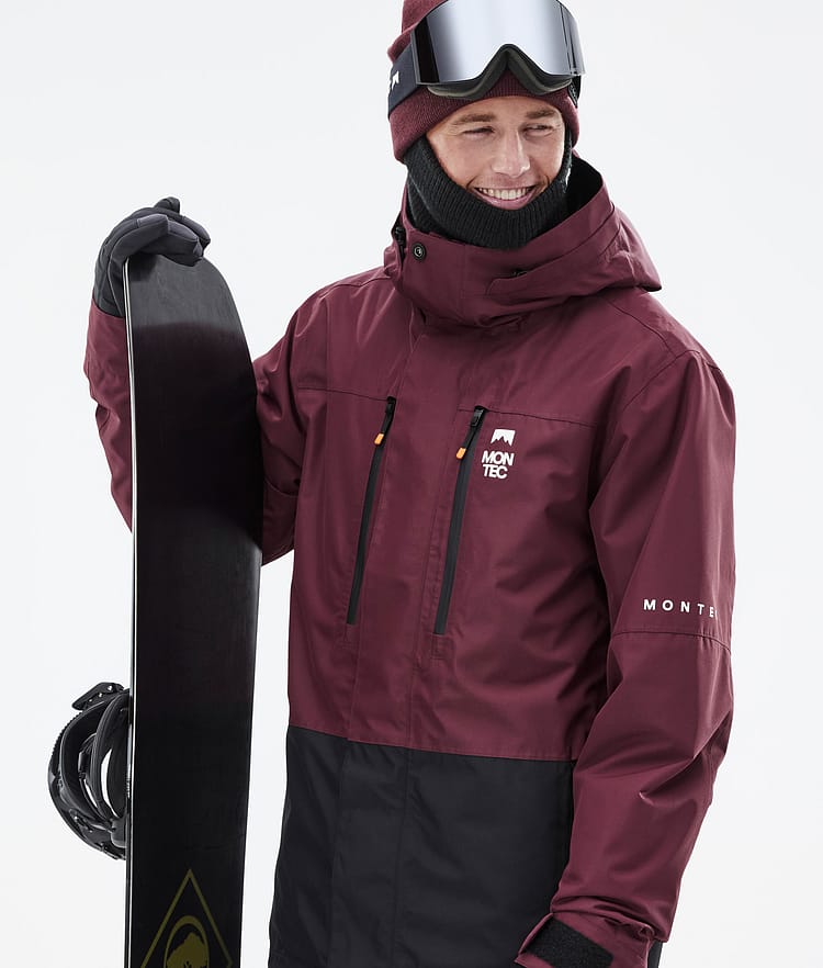 Montec Fawk Snowboardjakke Herre Burgundy/Black