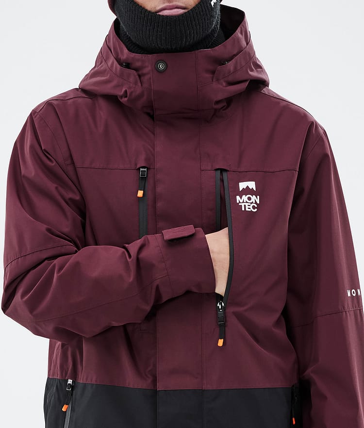 Montec Fawk Snowboardjakke Herre Burgundy/Black