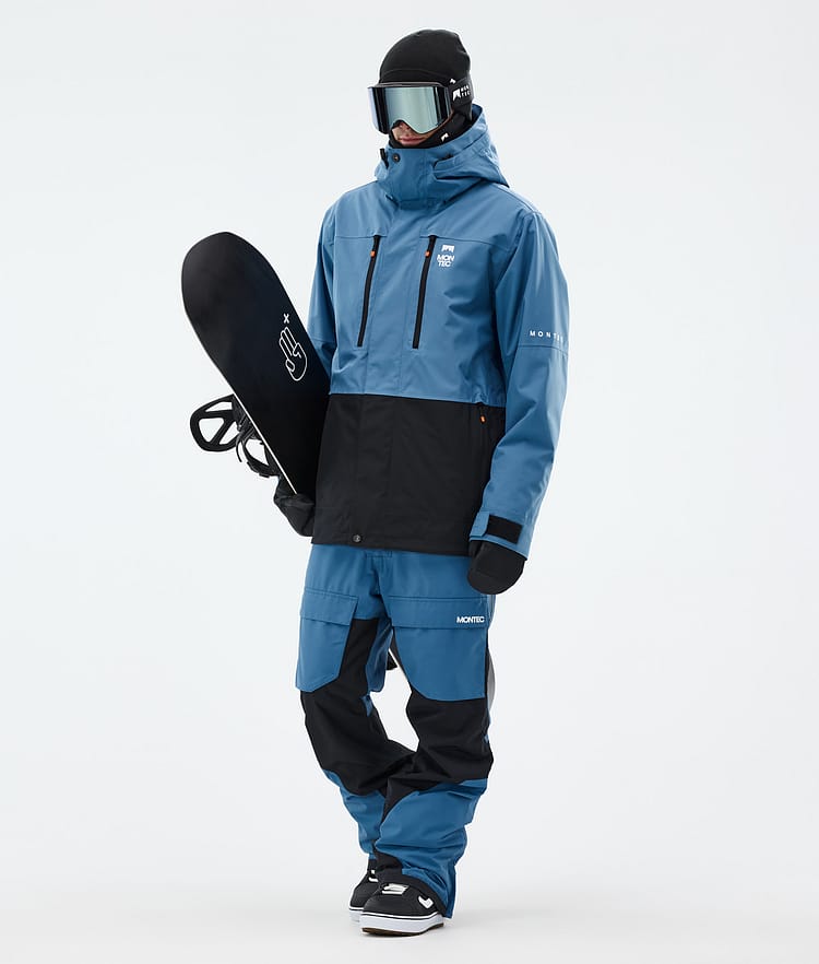Montec Fawk Snowboardjakke Herre Blue Steel/Black, Bilde 3 av 10