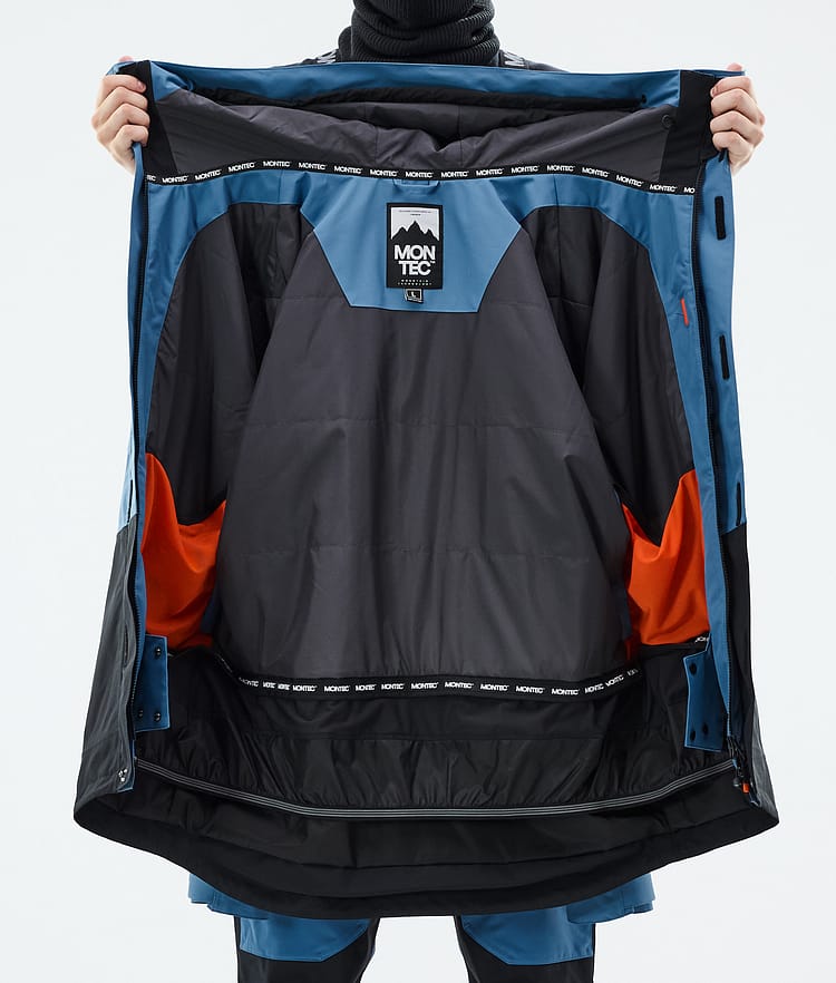 Montec Fawk Snowboardjakke Herre Blue Steel/Black, Bilde 10 av 10