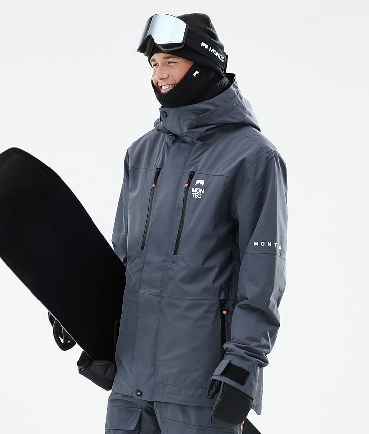 Montec Fawk Snowboardjakke Herre Metal Blue, Bilde 1 av 10