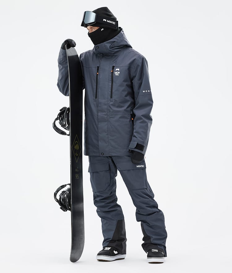 Montec Fawk Snowboardjakke Herre Metal Blue