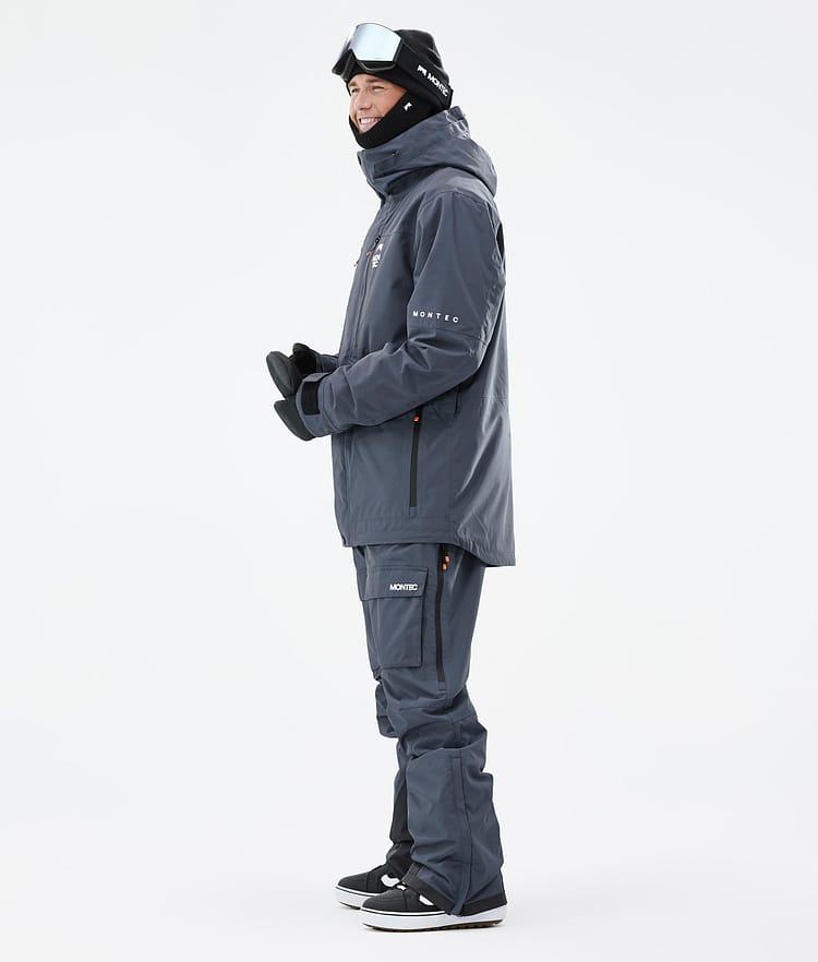 Montec Fawk Snowboardjakke Herre Metal Blue, Bilde 4 av 10