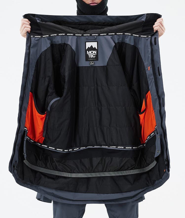 Montec Fawk Snowboardjakke Herre Metal Blue, Bilde 10 av 10