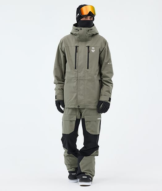 Montec Fawk Snowboardoutfit Greenish/Black