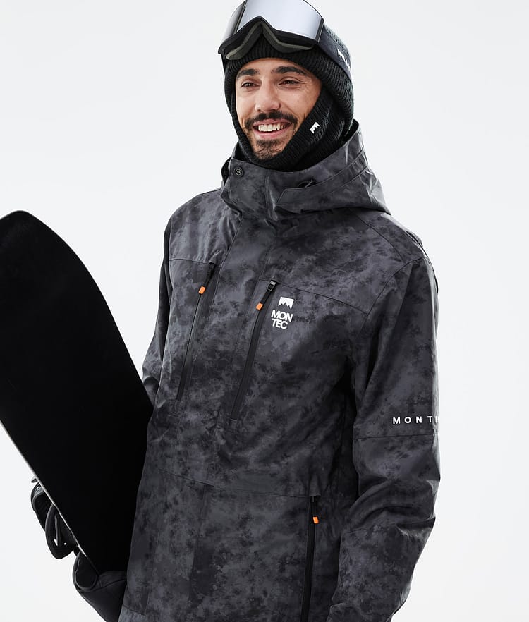 Montec Fawk Snowboardjakke Herre Black Tiedye