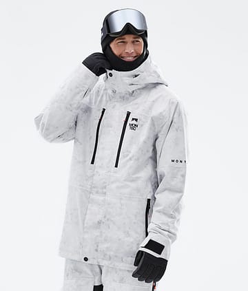 Montec Fawk Snowboardjakke White Tiedye