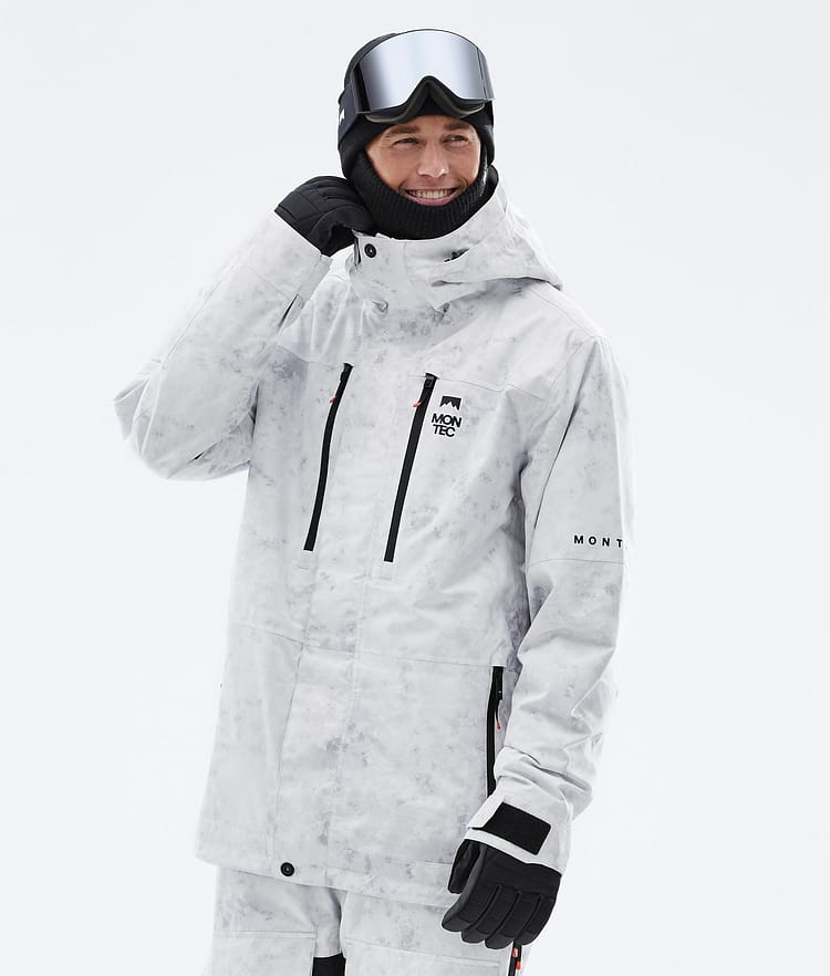 Montec Fawk Snowboardjakke Herre White Tiedye