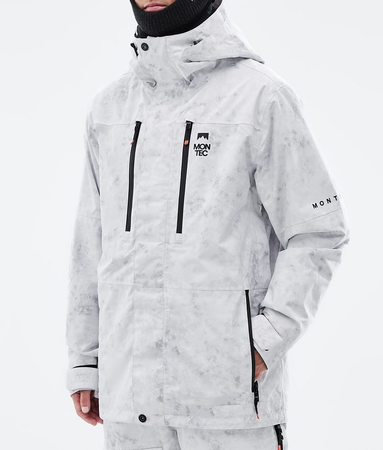 Montec Fawk Snowboardjakke Herre White Tiedye