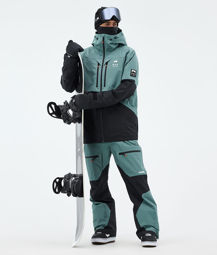 Montec Arch Snowboardjakke Herre Atlantic/Black Renewed, Bilde 3 av 10