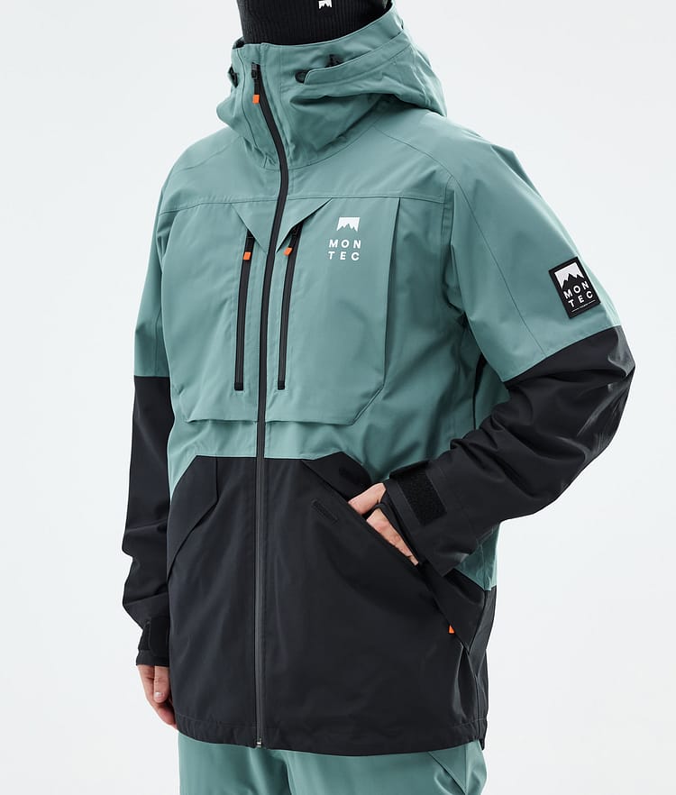 Montec Arch Snowboardjakke Herre Atlantic/Black Renewed, Bilde 8 av 10