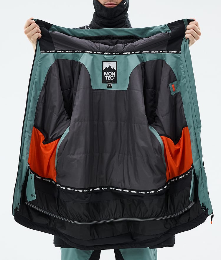Montec Arch Snowboardjakke Herre Atlantic/Black Renewed, Bilde 10 av 10