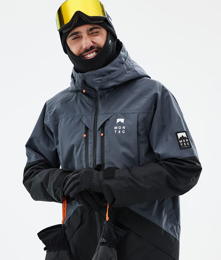 Montec Arch Snowboardjakke Herre Metal Blue/Black Renewed, Bilde 2 av 10