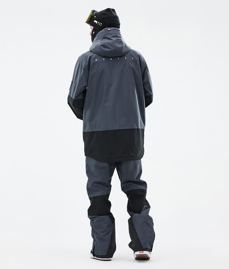 Montec Arch Snowboardjakke Herre Metal Blue/Black Renewed, Bilde 5 av 10