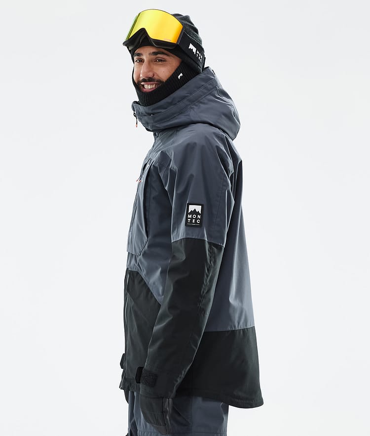Montec Arch Snowboardjakke Herre Metal Blue/Black Renewed, Bilde 6 av 10