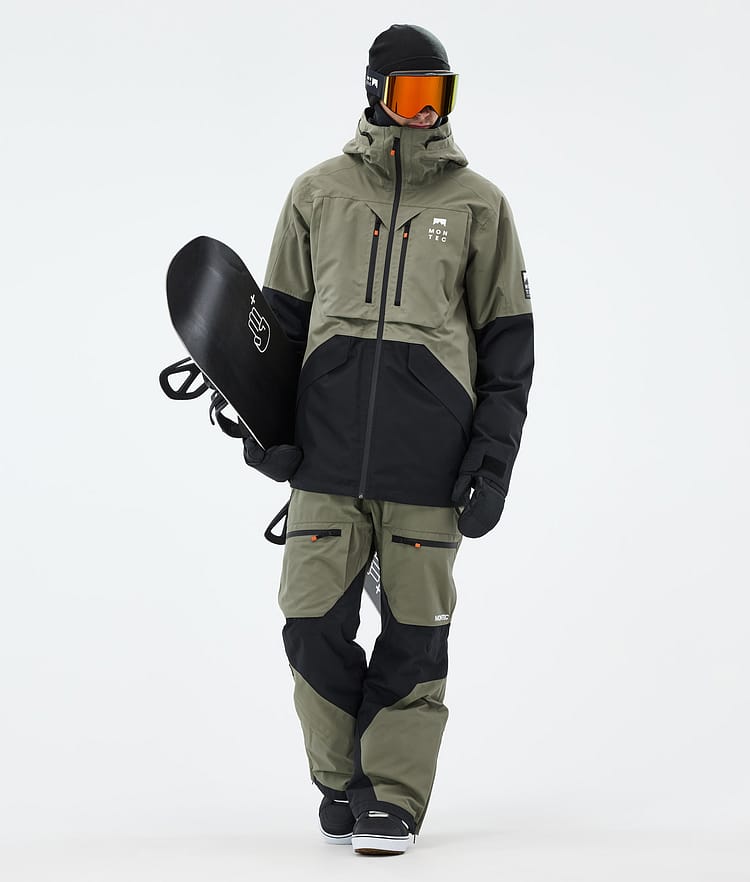 Montec Arch Snowboardjakke Herre Greenish/Black, Bilde 3 av 10