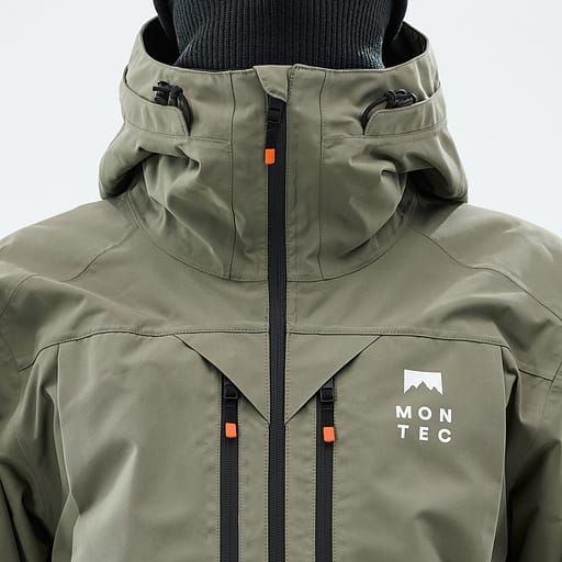 Frontglidelås med indre klaffer Hovedproduktdetaljbilde,