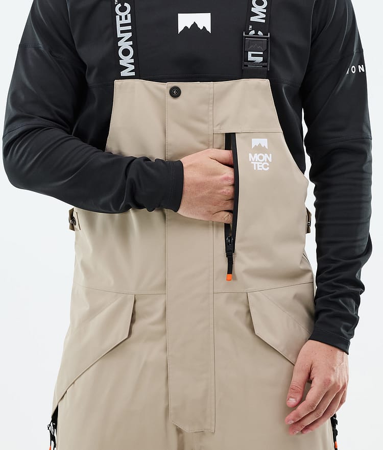 Montec Fawk Skibukse Herre Sand/Black, Bilde 5 av 6