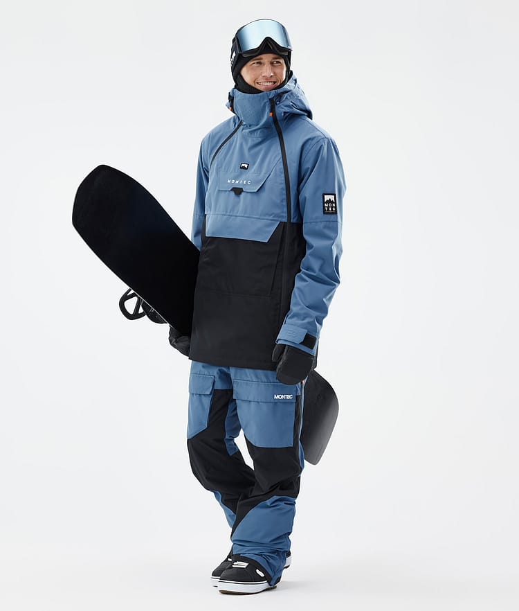 Montec Fawk Snowboardbukse Herre Blue Steel/Black Renewed, Bilde 2 av 7