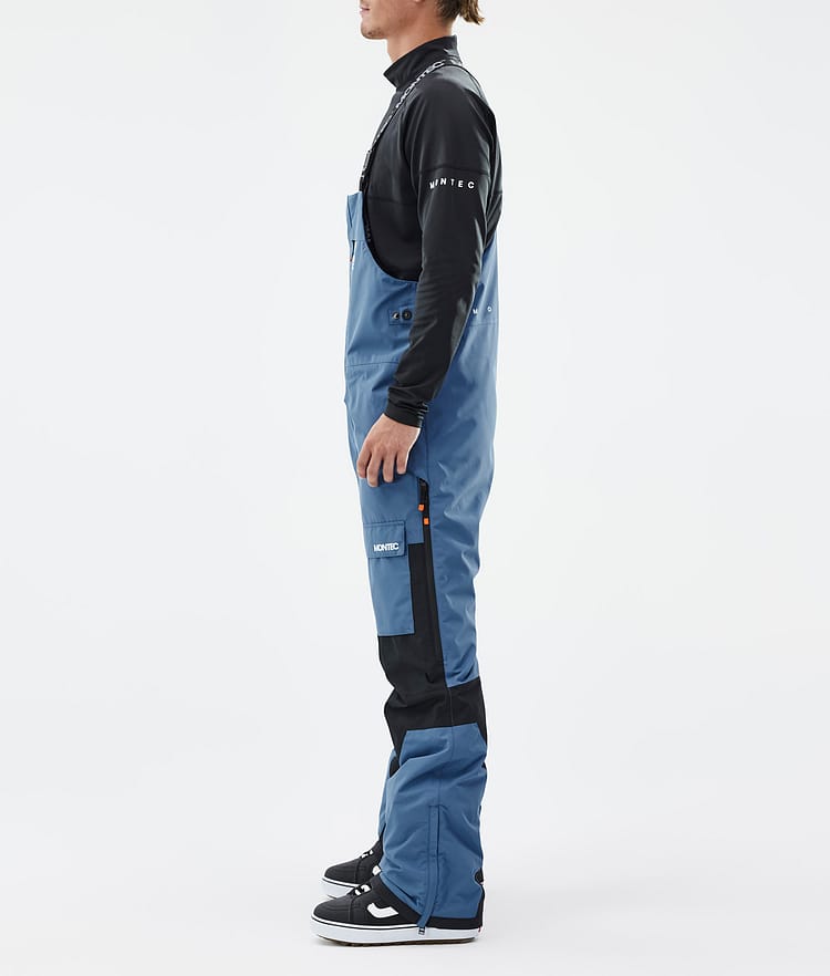 Montec Fawk Snowboardbukse Herre Blue Steel/Black Renewed, Bilde 3 av 7