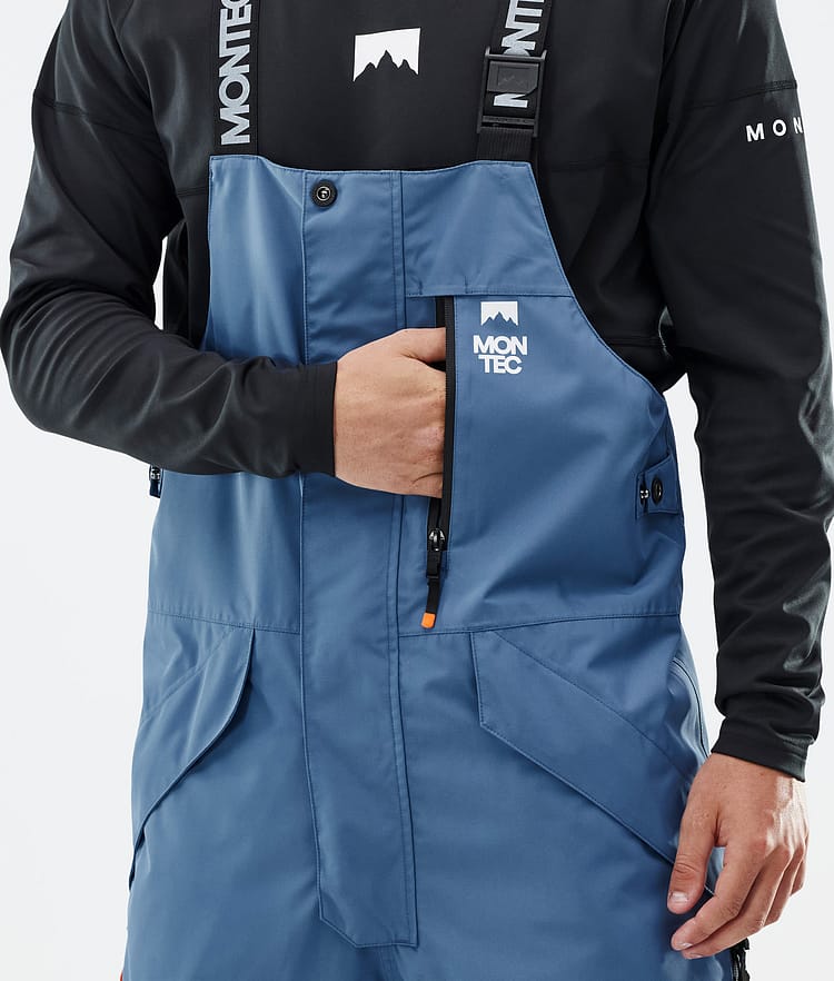Montec Fawk Snowboardbukse Herre Blue Steel/Black Renewed, Bilde 6 av 7
