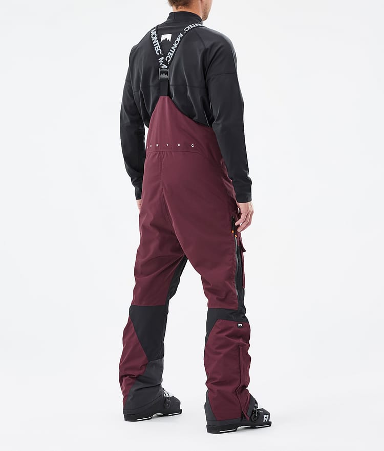 Montec Fawk Skibukse Herre Burgundy/Black, Bilde 3 av 6